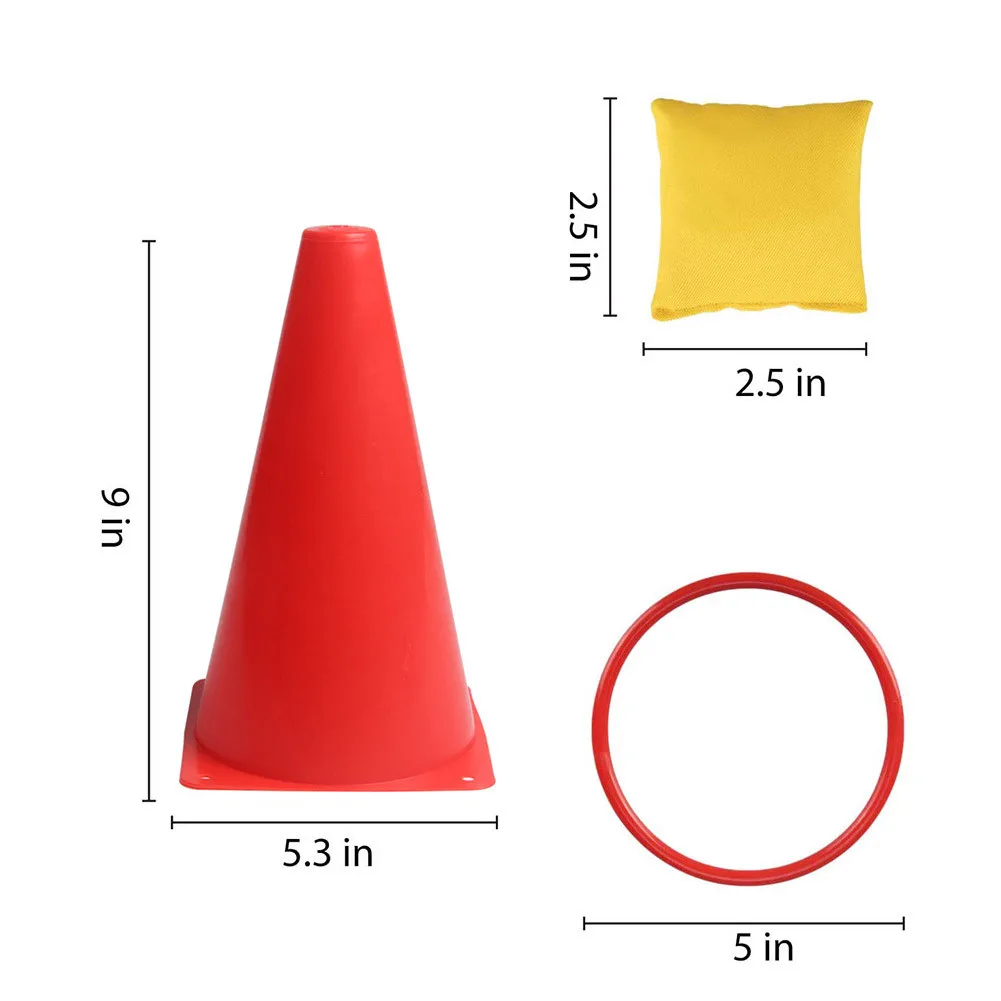 

Kindergarten Outdoor Sports Toys Sensory Integration Training Plastic Ferrule Throwing Sports Educational Toys For Children