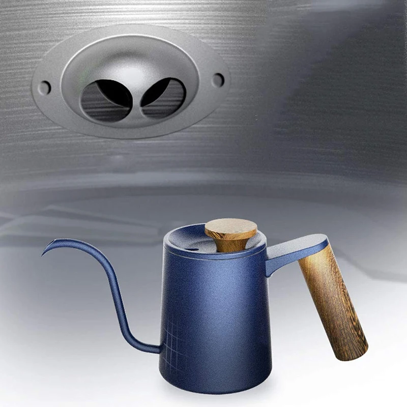 350Ml Coffee Pot Kettle Gooseneck Tea Long Narrow Spout Maker With Wooden Handle | Дом и сад