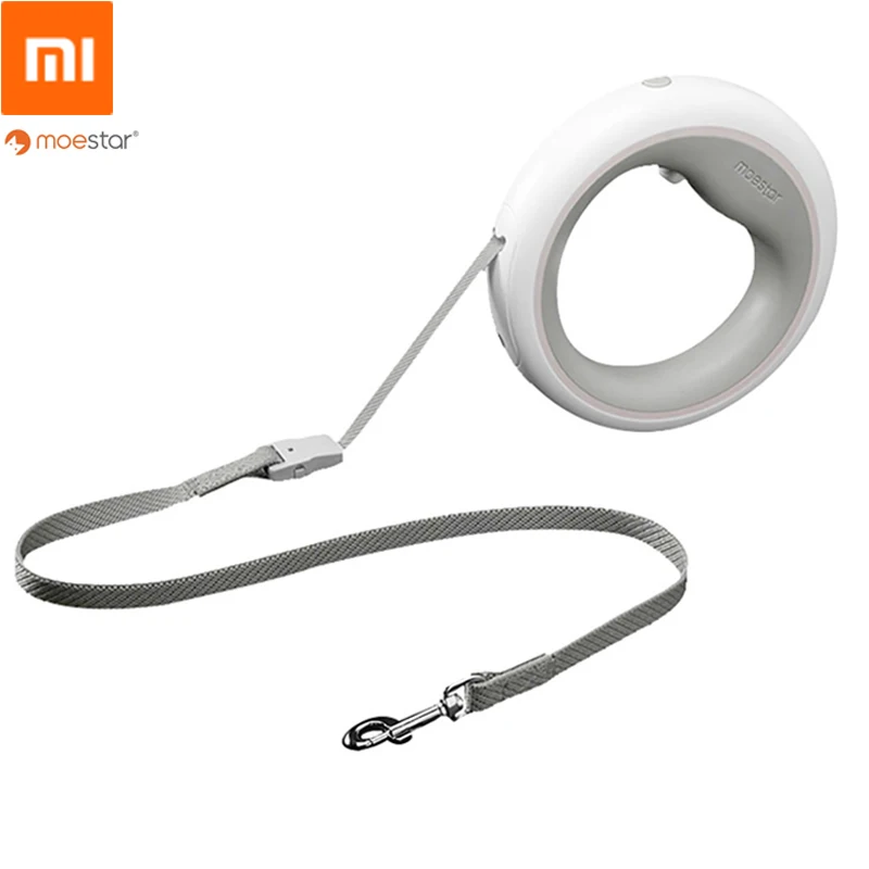 Xiaomi MOESTAR Выдвижной Поводок для собак Тяговый канат гибкое кольцо форма 2 6 м с