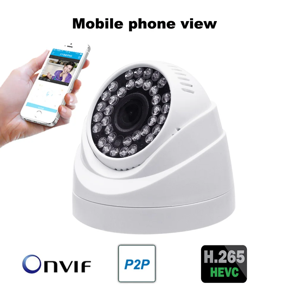 Купольная IP камера 1080P POE 2 Мп 3 4 МП 5 Мп|Камеры видеонаблюдения| |