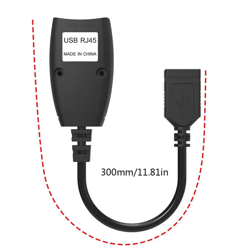 Удлинитель USB UTP прочный с изысканным дизайном для одного кабеля RJ45 Ethernet CAT5e до 150