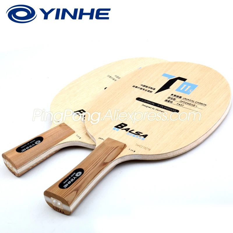 Ракетка для настольного тенниса YINHE T 11 T11S (Balsa легкий карбон) T11 + оригинальная
