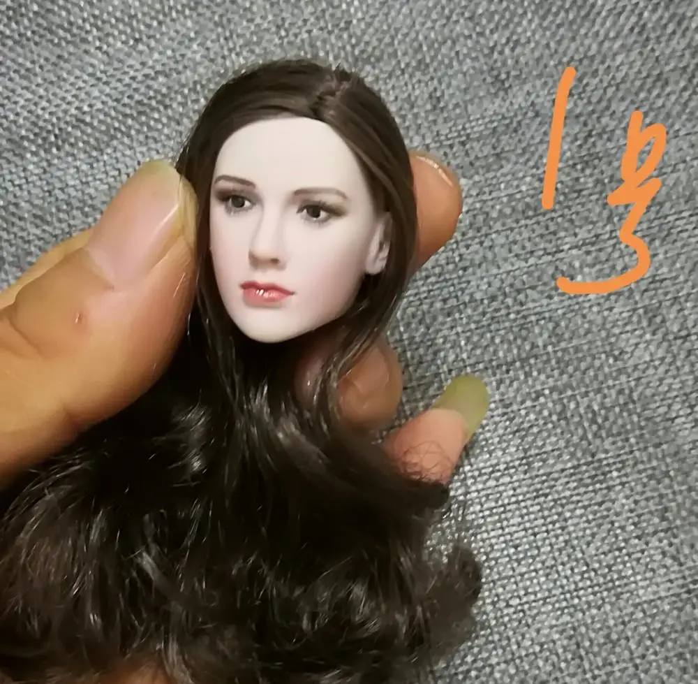 

1/6 pale skin beauty head sculpture Spartan Valkyrie Hyuna for 12 inch action figure body model accessories