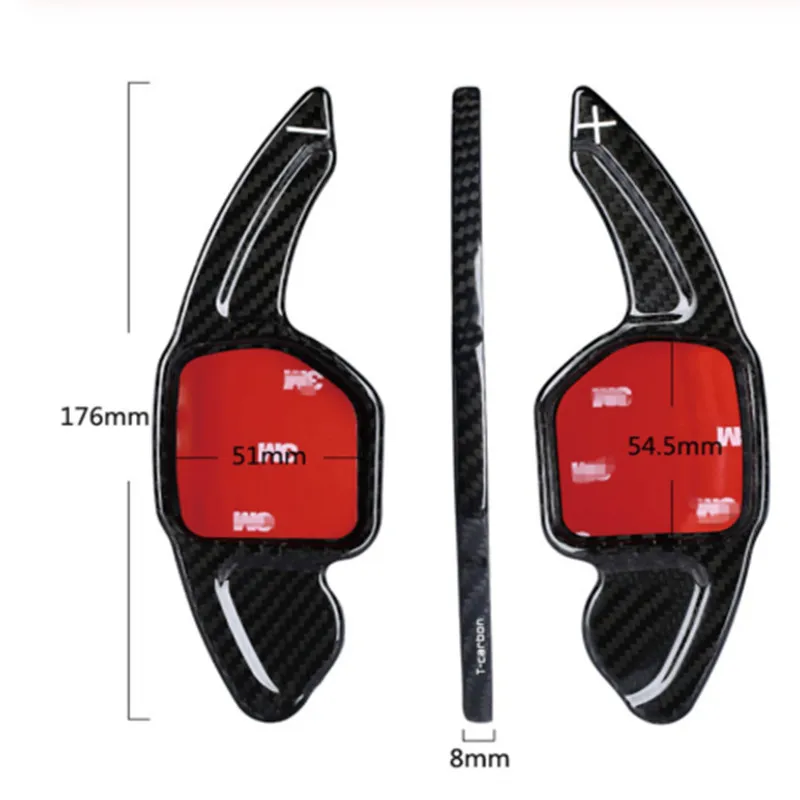 Удлинитель рулевого колеса из углеродного волокна для Audi A3 RS3 A5 RS6 A4L A6L R8 A7 Q3 A8 Q5 S5 Q7