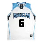 Аниме Kuroko No Basuke RAKUZAN Mibuchi Reo 6 # костюм баскетбольная майка Косплей Униформа майка рубашка без рукавов комплект