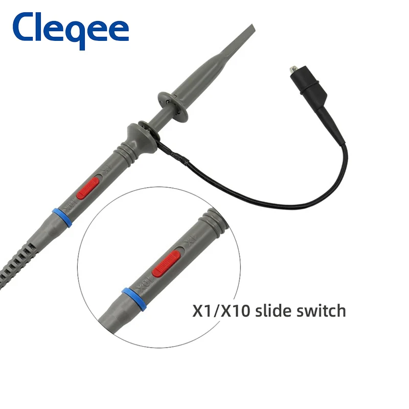 Осциллограф Cleqee P6100 2 шт. 100 МГц BNC DC-100MHz зажим типа крокодил тестовый зонд для Tektronix