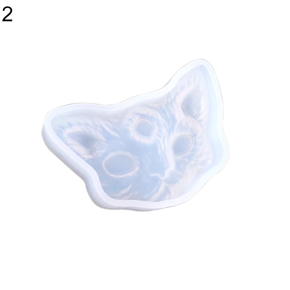 Silicone Mold 2/3-eye Cat Head Jewelry Making DIY Handicraft Mould Epoxy Tool Craft | Украшения и аксессуары