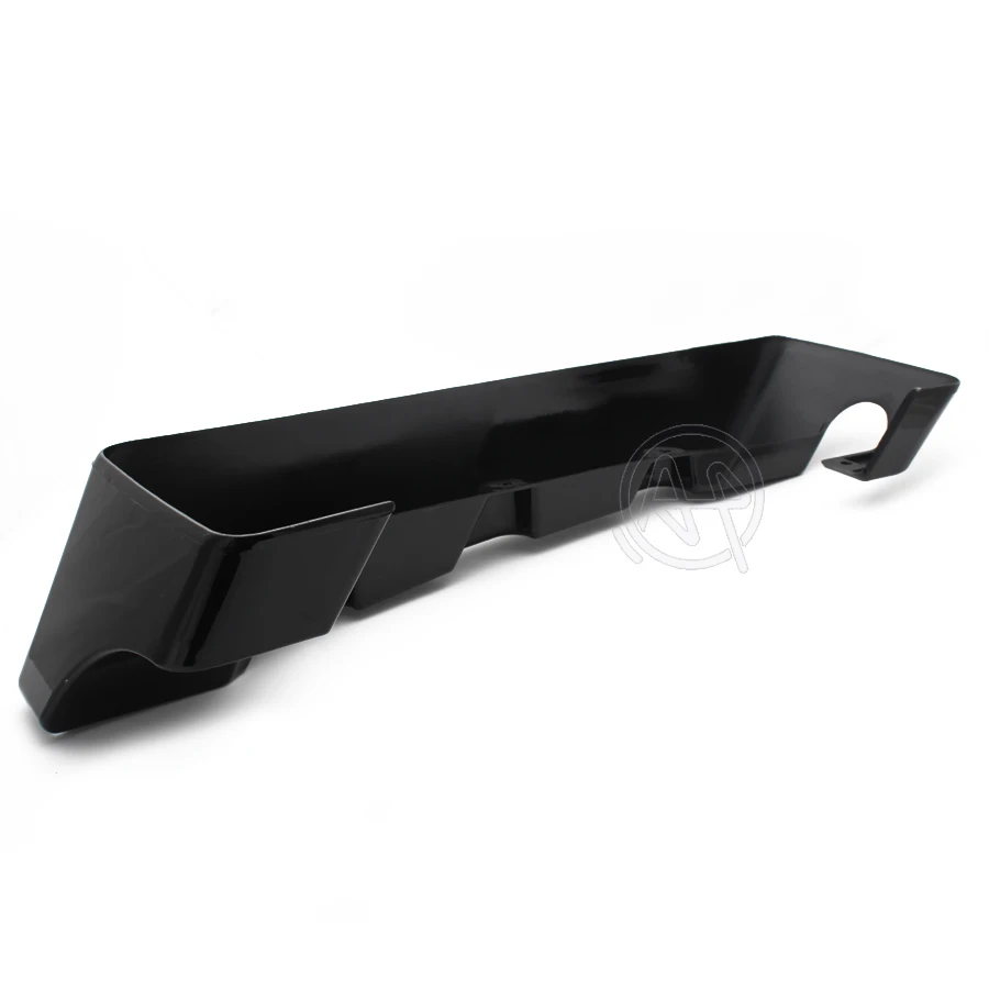 Глянцевый черный удлинитель сиденья из АБС-пластика для мотоцикла Harley Touring Road King