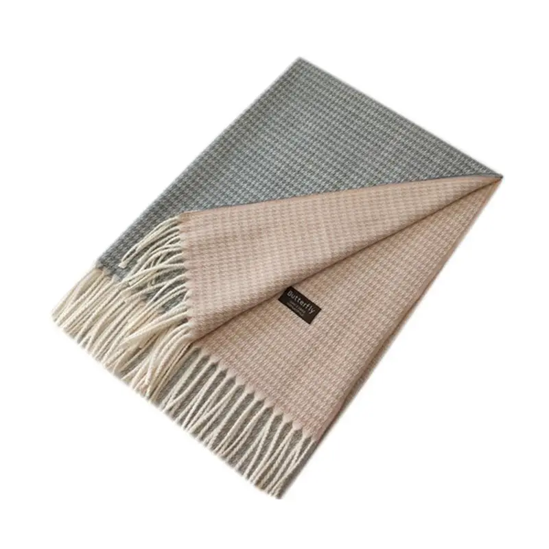 

Winter Feminine Korean Version Bufanda Simple Color Matching Tassel Imitation Cashmere Scarf Men Women Thick Warm Neckerchief