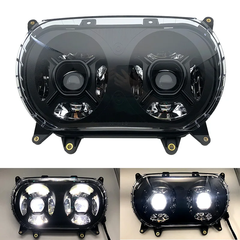 

Утвержденная DOT двойная светодиодный ная фара для Road Glide 2015-2020 фара мотоцикла Hi Low фара для Road Glide 2015-2020