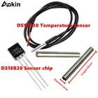 Датчик температуры 18b20, датчик температуры 18B20, электронный чип, чипы DS18B20 TO-92, водонепроницаемый для arduino, набор сделай сам