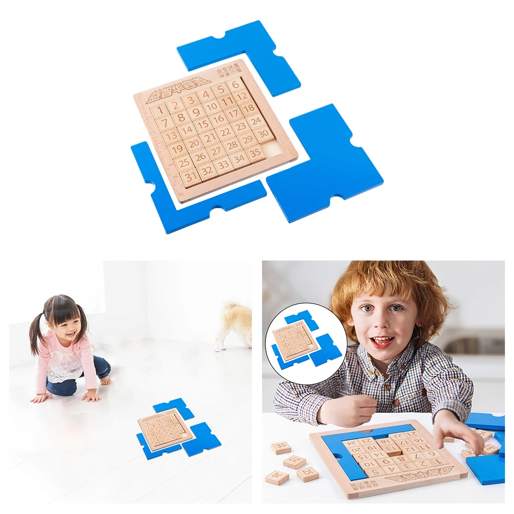 Винтажная игрушка-головоломка с цифрами развивающие игрушки для детей подарок