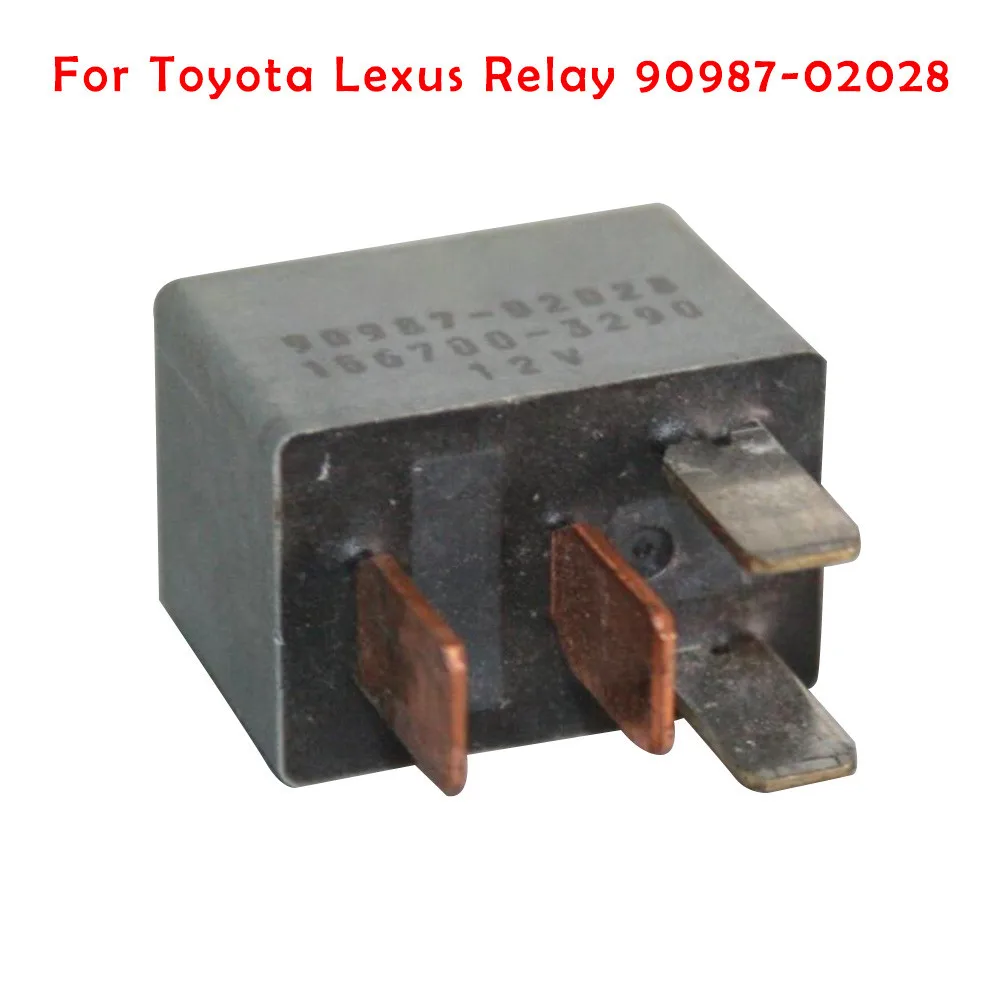 

4 Pin DC 12V A/C Car Clutch Relay For Toyota Lexus OEM 90987-02028 156700-3290 Auto Parts Accessories