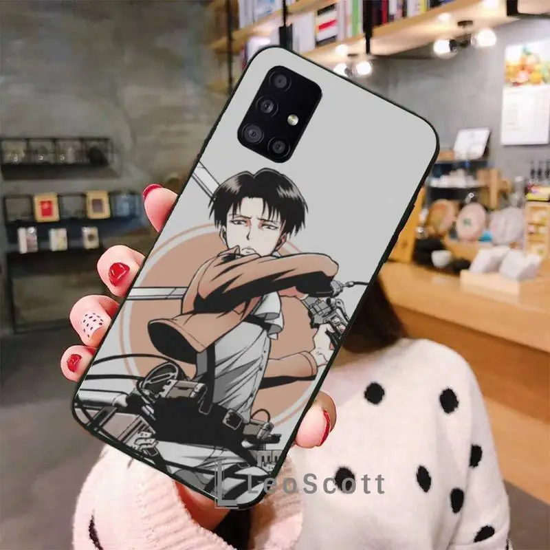 

Anime attack on Titan Phone Case For Samsung A32 A51 A52 A71 A50 A12 A21S S10 S20 S21 Plus Fe Ultra