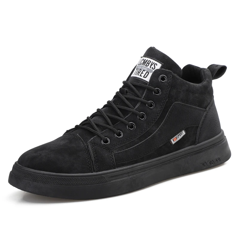 

Zapatillas Hombre 2021 New Fashion Mens Breathable Skateboarding Shoes Sneakers High Quality Trainers Shoes Suede Leather Shoes