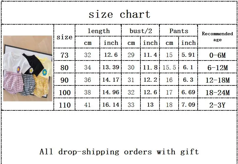 

Toddler Kids Baby Girl Infant Clothes t shirt Tops Flower Print Pants plaid Cotton Casual Outfits summer 2pcs Set Baby 0-3Y