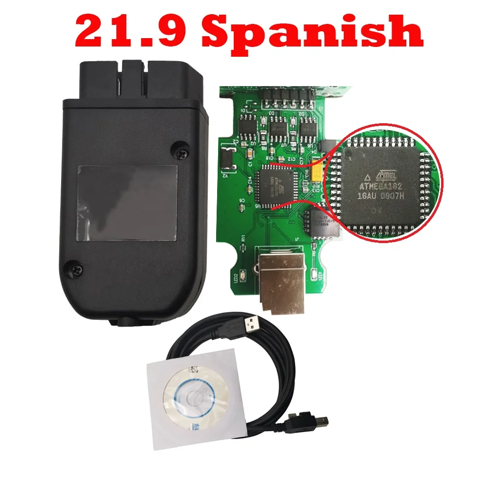 Онлайн обновление VCDS 21 9 Italain английский HEX V2 USB интерфейс для VW AU-DI Sk0da Se-at