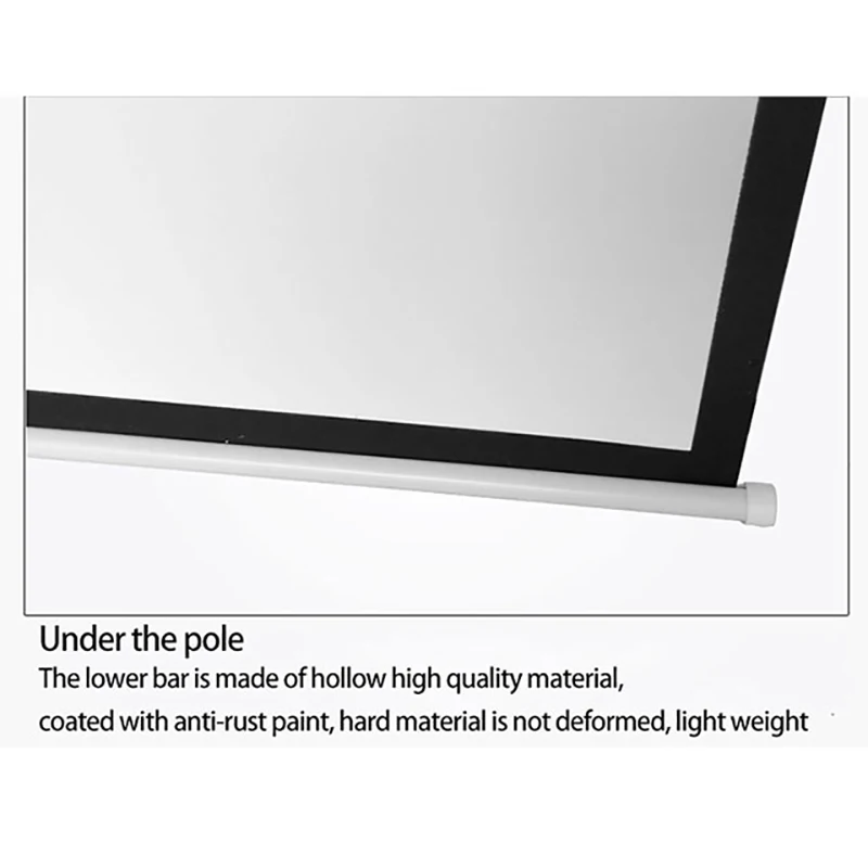 60 дюймов 4:3 портативный внутренний и наружный проектор экран матовый белый