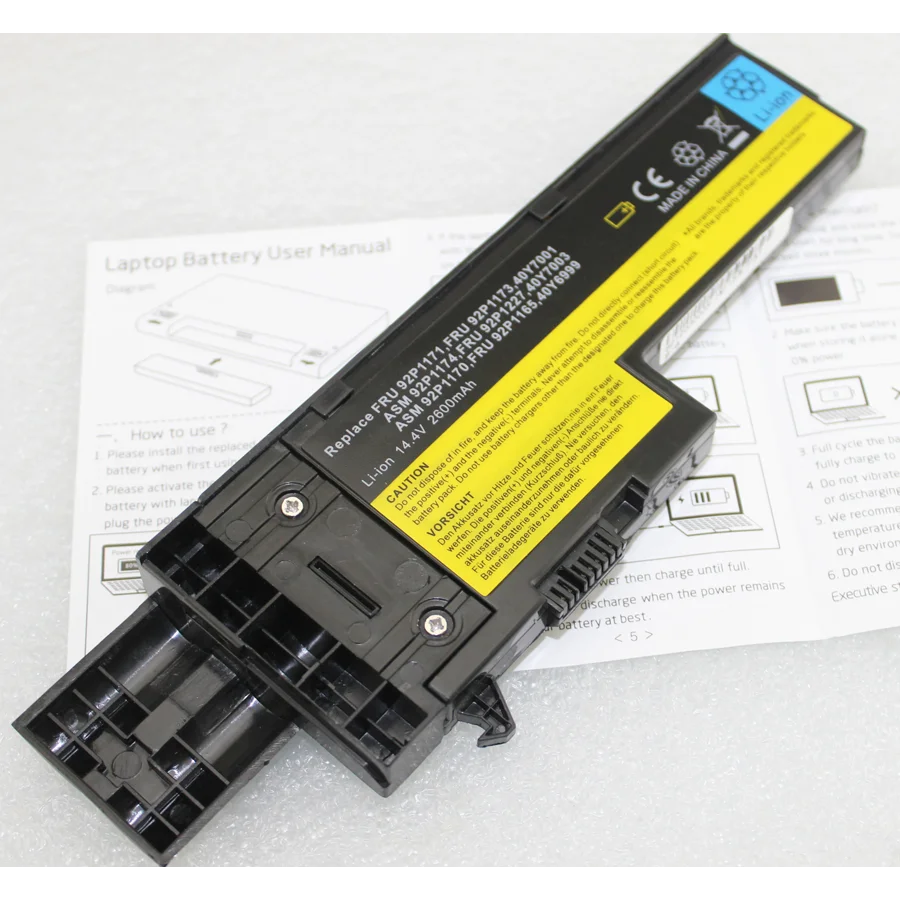Аккумулятор для ноутбука IBM Lenovo ThinkPad X60 1706 2509 X60s 1702 2522 X61 7676 X61s 7669 Series 22
