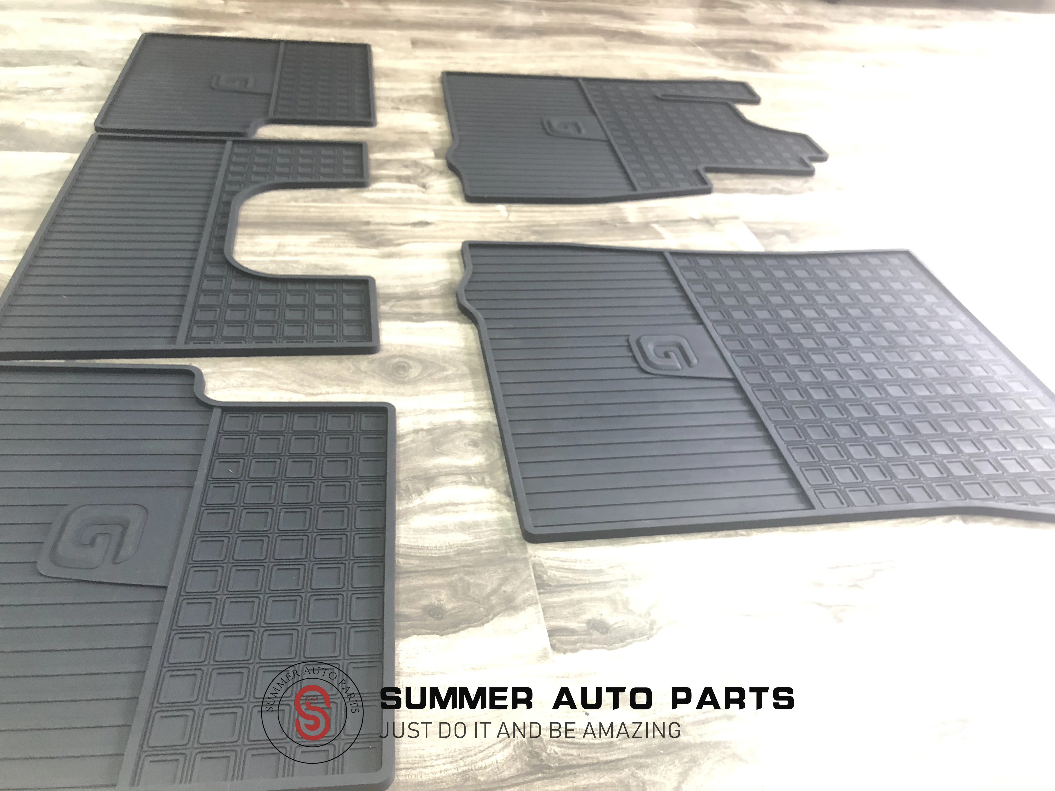 

Hot Sell W463 Floor Environmental Material Rubber Car Mat for G Class W463 with G63 Design by summer auto parts