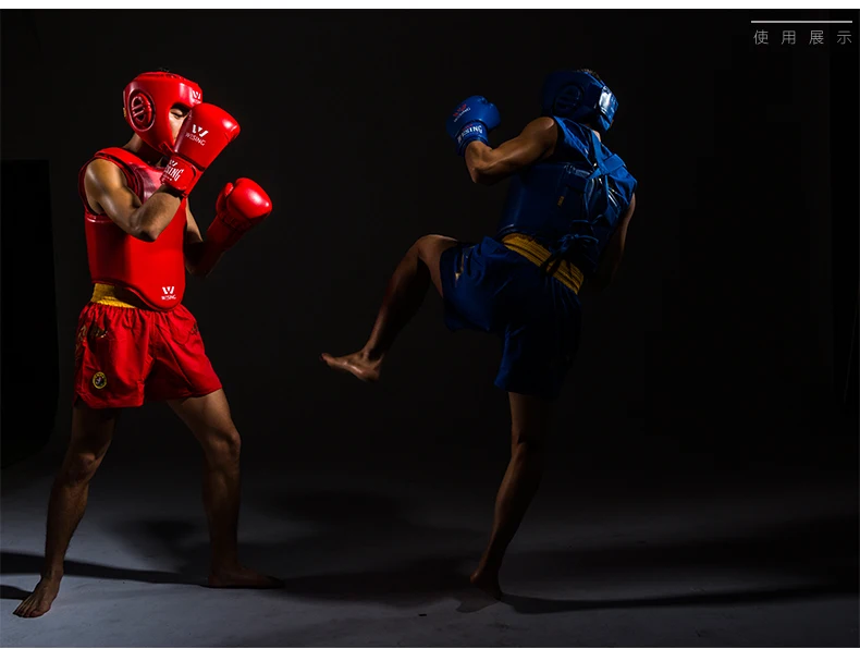 Wesing AIBA одобренный бокс головная защита боевого искусства Муай Тай Боевые защитные снаряжение для профессионального спортсмена соревнования снаряжение