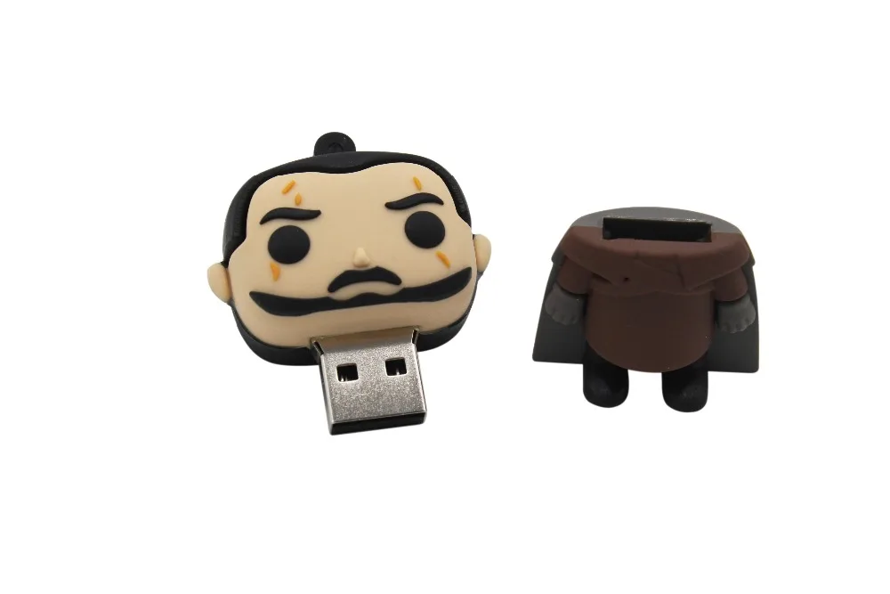 BiNFUL JASTER Cartoon USB 2.0 Right-wing Game Series Flash Drive Yaoh Danielis Tilion Jon Snow pen Drive 4GB 16GB 32GB 64GB USB