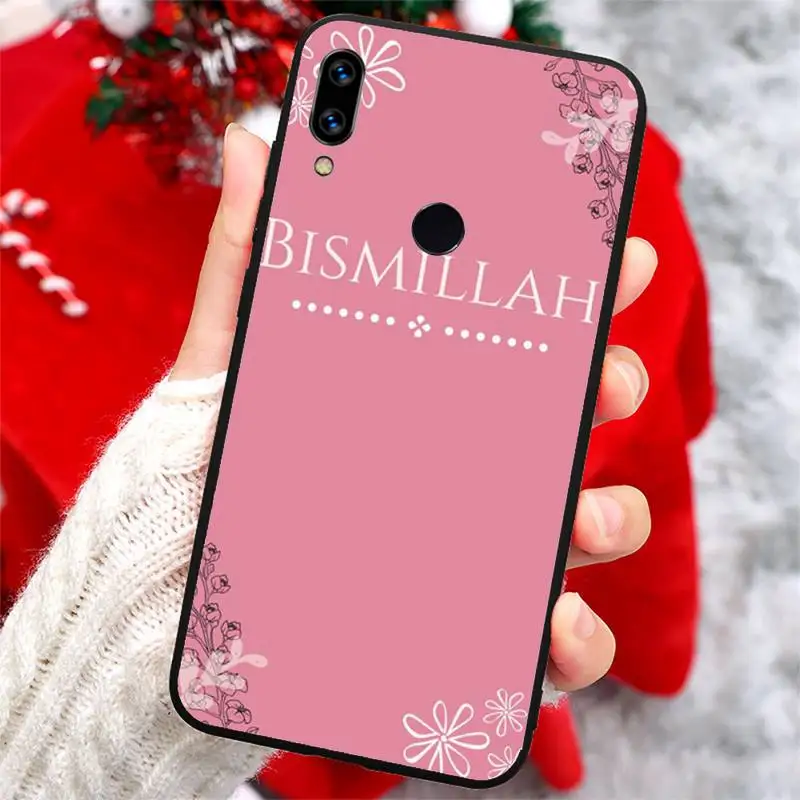 

Islamic Muslim Bismillah art design Phone Case For xiaomi Redmi 5 5A plus 7A 8 note 2 3 4 5 5A 6 7 GO K20 A2
