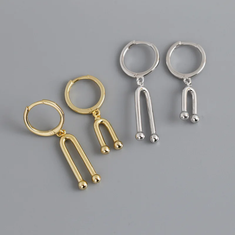 Серьги-подвески женские из серебра 925 пробы в стиле панк | Украшения и аксессуары