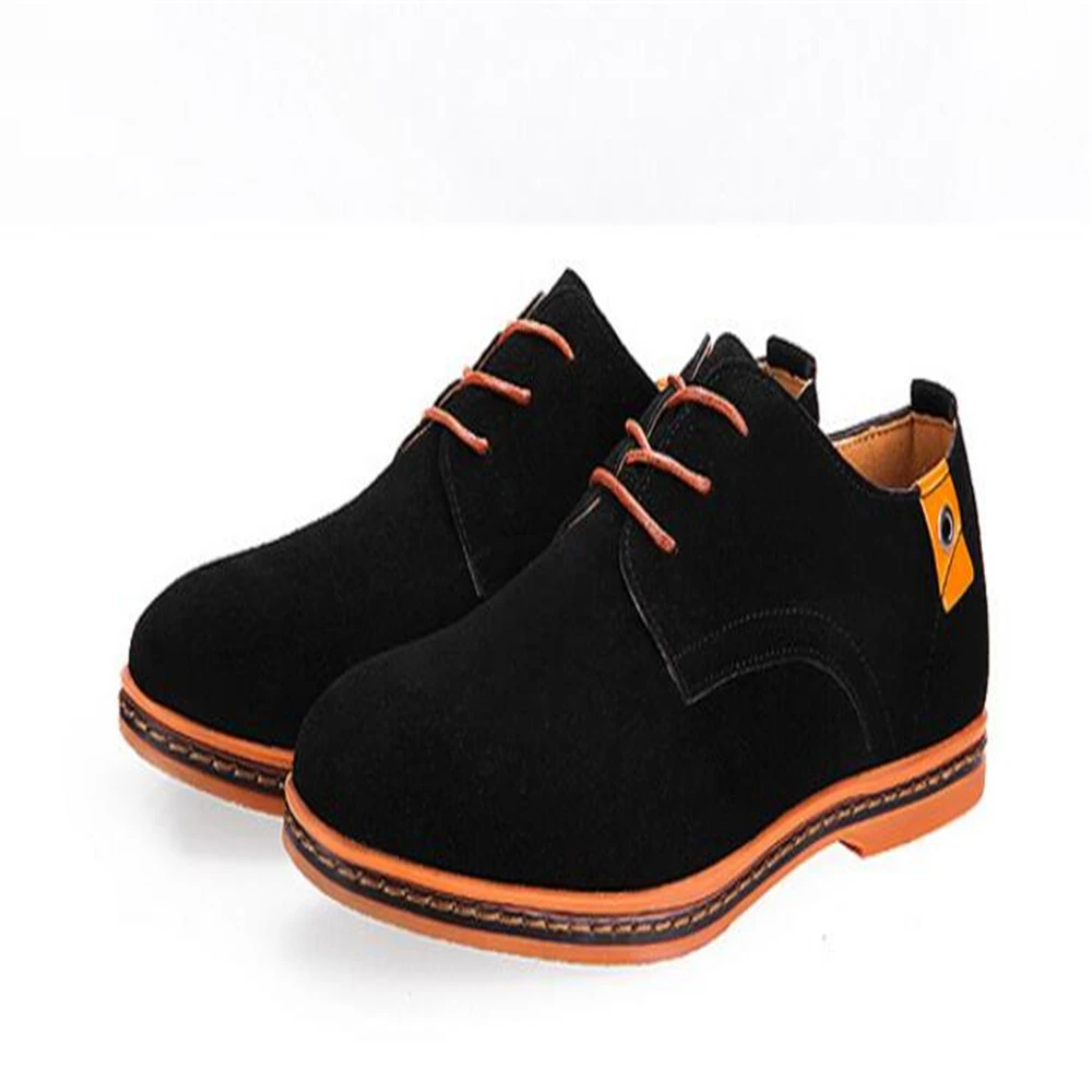 Man Flat Autumn Men Suede Leather Shoes Oxford Casual Classic Sneakers For Comfortable Flats Footwear Size 38-48 y597 | Обувь