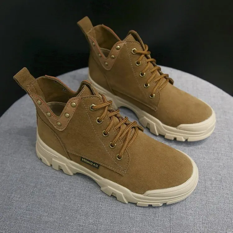 Женские замшевые ботинки в британском стиле сапоги Челси для восстановления