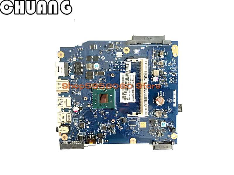 Материнская плата для ноутбука NBMML11002 ACER Aspire ES1 511 Celeron N2830 материнская Z5W1M LA B511P SR1W4