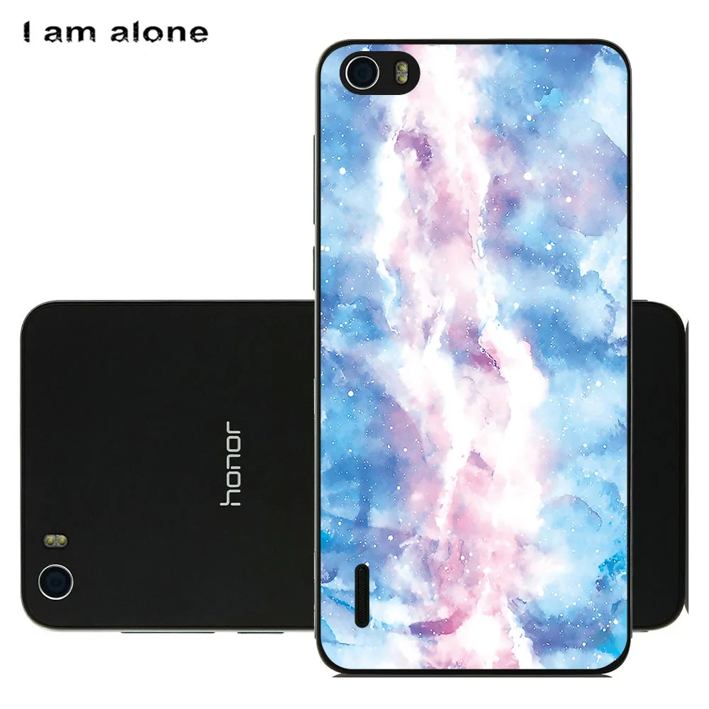 phone bags cases for huawei honor 6 6 plus 6a 6c 6c pro 6x case cover fashion marble inkjet painted shell bag free global shipping