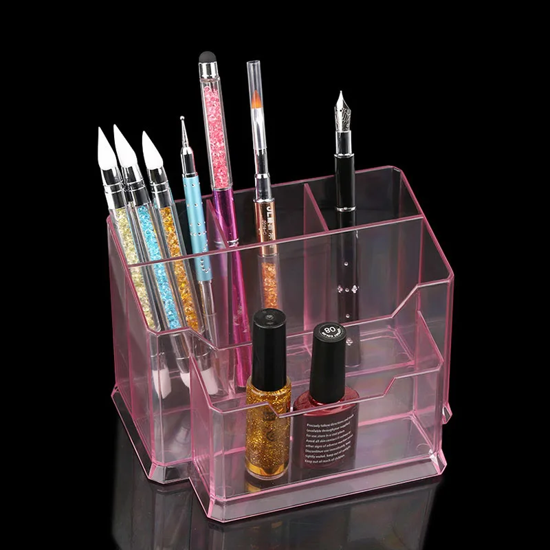 Acrylic Makeup Storage Drawer Saving Space Desktop Comestics Type Box Tattoo Organizer Nail Eyelash organize | Красота и здоровье