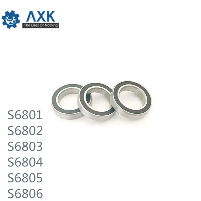 Подшипники S6800 S6801 S6802 S6803 S6804 S6805 S6806 ( 1 шт.) 440C кольца из нержавеющей стали с