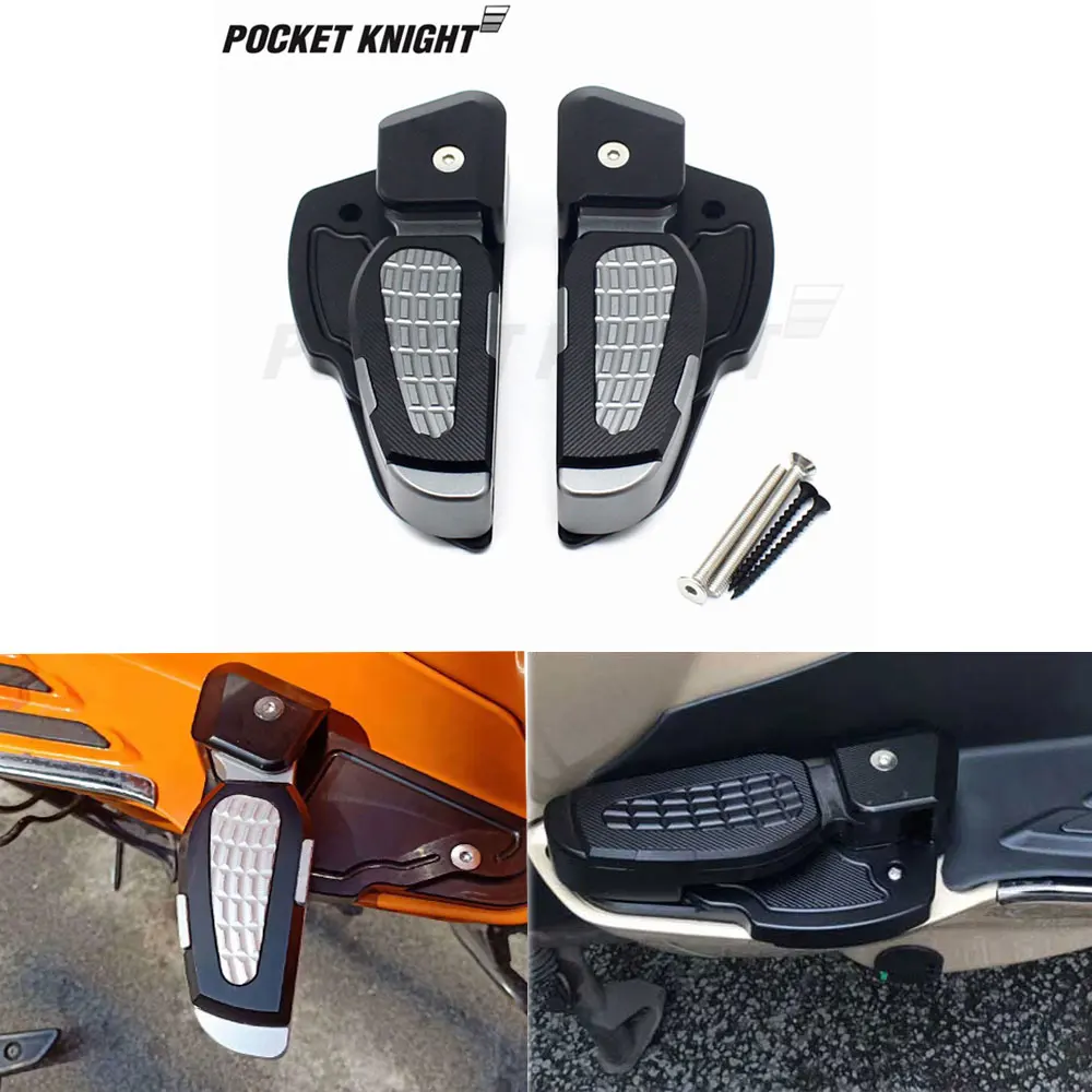 Выдвижной Педальный задний сиденье педаль пассажира для мотоцикла Vespa Primavera Sprint