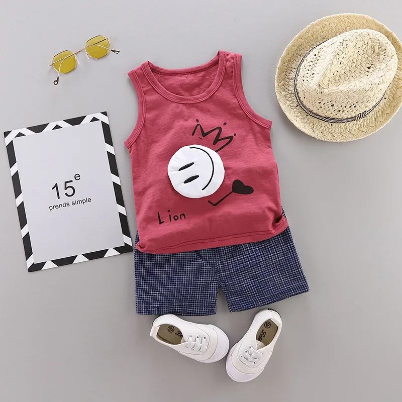Infant Baby Boy summer clothing outfit sports T-shirt tops + shorts 2pcs sets for newborn baby boys clothes 1st birthday |