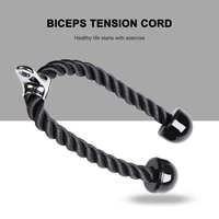 tricep rope biceps band pull rope fitness equipment bodybuilding muscle training arm shoulder strength exercise rope accessories