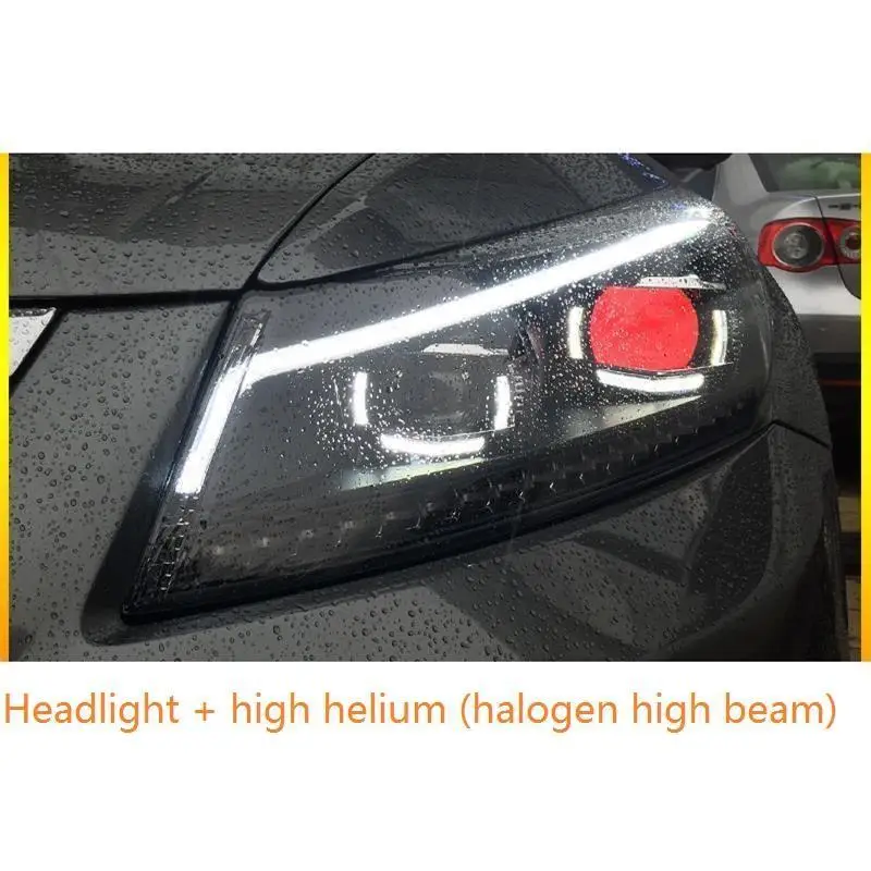 MODEL J Наружные Drl Luces Assessoires Neblineros Led Para Авто Cob дневные ходовые фары автомобильные фары в сборе 08 для Honda Accord - Цвет: MODEL J