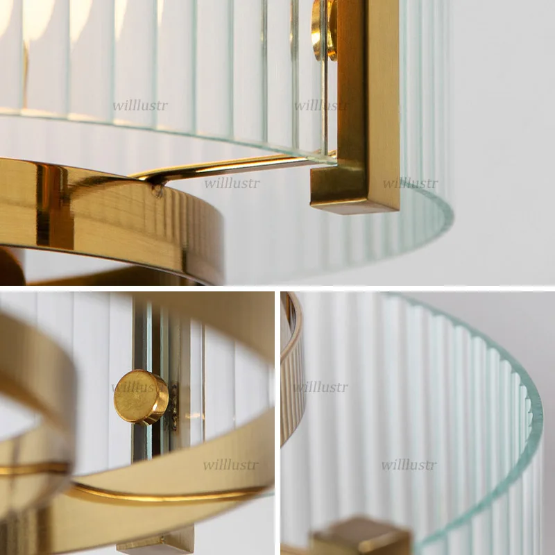 Стеклянный потолочный светильник в американском стиле ретро железная лампа для