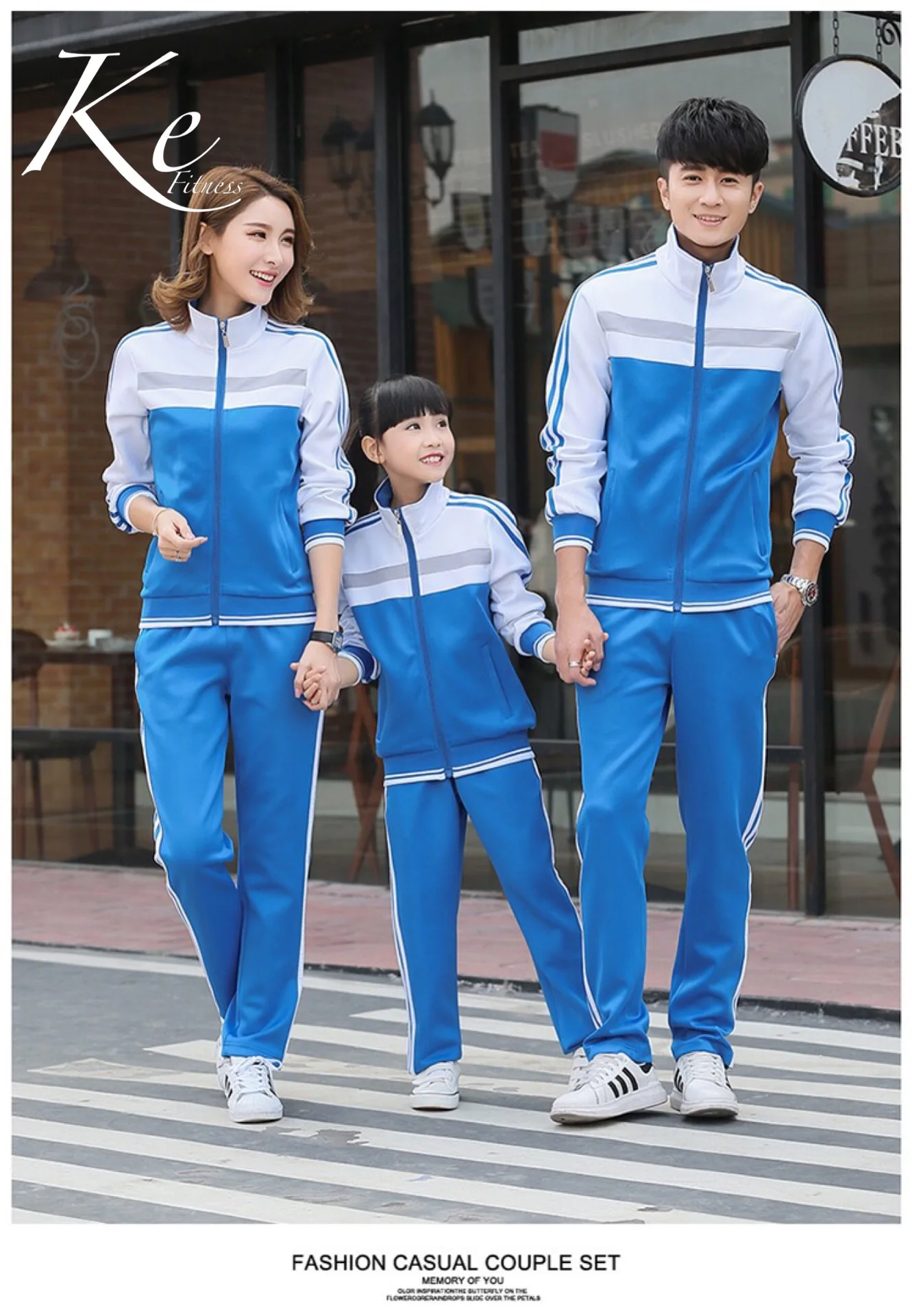 KE спортивный комплект для пары больших размеров плюс X L M XL 2XL 3XL 4XL 5XL семейная Осенняя Спортивная одежда для мужчин, женщин и детей спортивный костюм