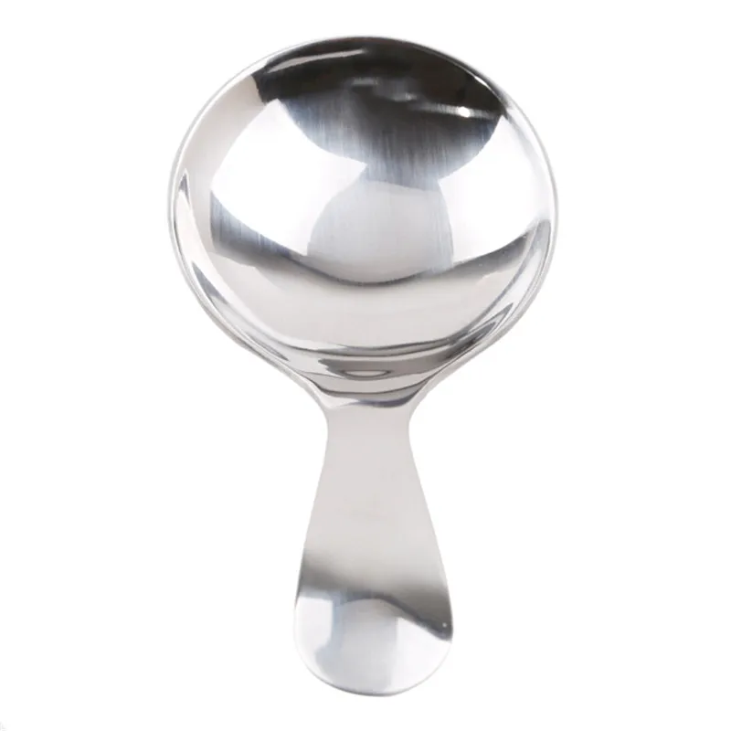 Милая ложка из нержавеющей стали для сахарной соли и специй детская с короткой