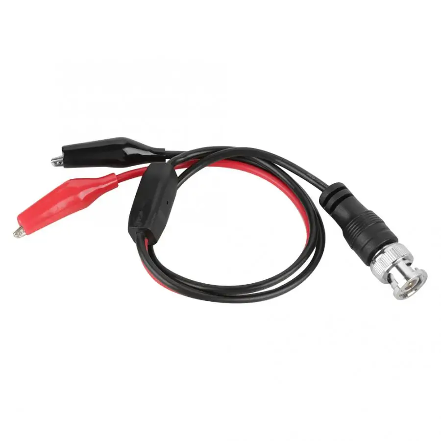 2Pcs Oscilloscope Test Probe Lead Cable BNC Male Plug Q9 to Dual Clip | Обустройство дома