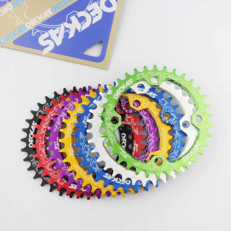 DECKAS Ultralight 104 BCD 32T 34T 36T MTB Bike NEW Chain-rings Round Chainwheel Cycling Bicycle Crankset Hot Sale | Спорт и