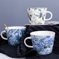 japan personalised ceramic mug coffee with spoon vintage humour modern espresso cup creative kitchen cup tazas drinkware