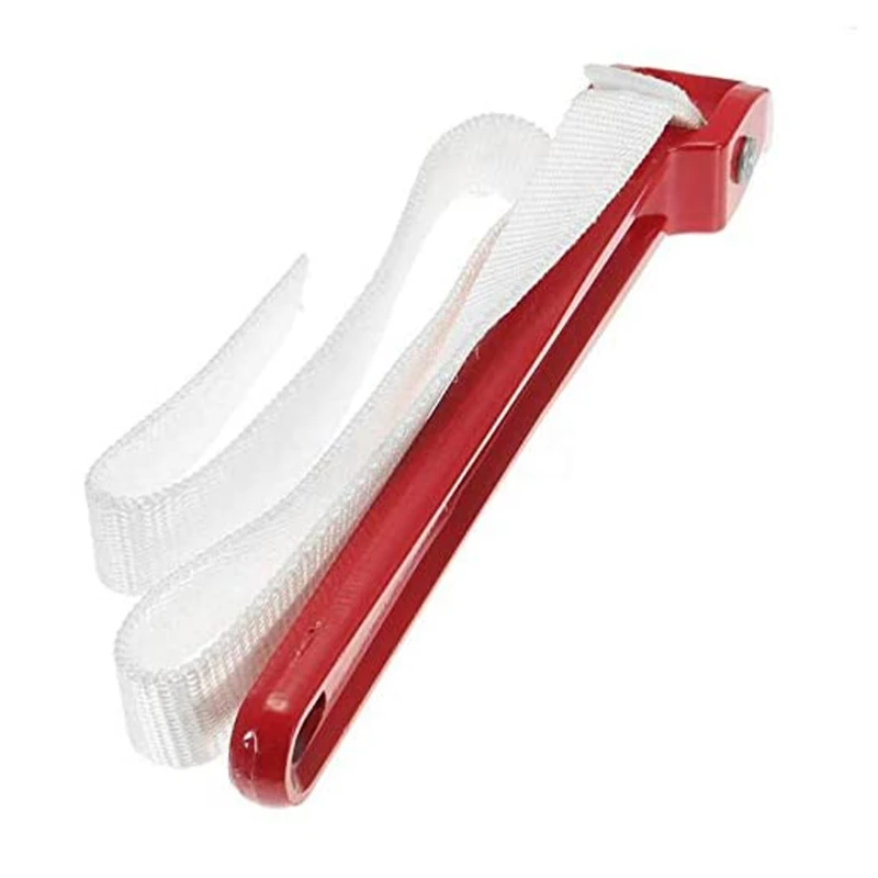 

12-Inch Strap Wrench Ideal for Use on Polished Pipe Irregular Shapes Light