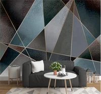 xuesu abstract geometric line color block retro modern simple background wall custom wallpaper 8d waterproof wall cloth