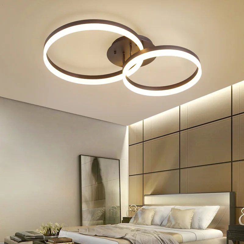 

LED modern Nordic 1/2/3 ring ceiling lamps Home Living Room Bedroom Study Room Ceiling Lights Business & office Lighting fixture
