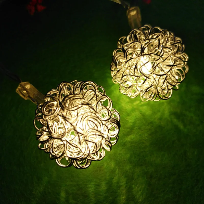 

Ball LED String Lights Wedding Leds Light for Indoor Holiday Wall Decoration Party Garland Curtain Decors Festoon Fashion Luces