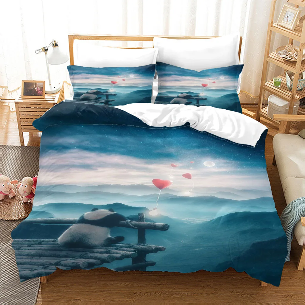 

Beautiful Scenery Duvet Cover Set 3D Printing Bedding Set King Queen Size 3D Bed Cover Twin Full Single Double Size Bed Linens