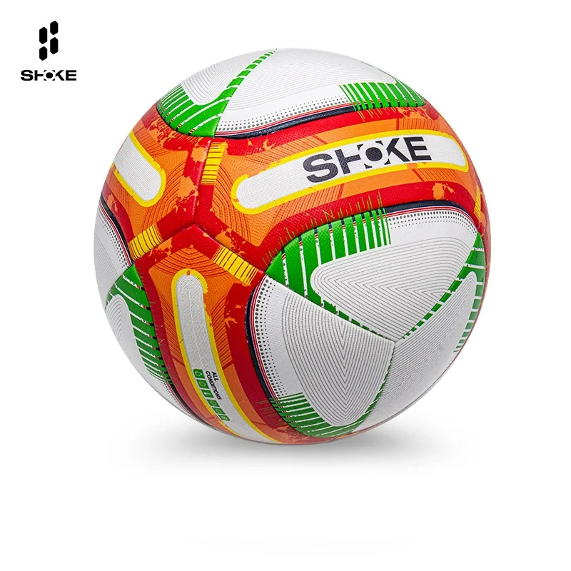 

Soccer Ball Standard Size 5 Seamless Patch Football PU Material Sports League Teaching Match Training Ball Anti-skid Voetbal -40